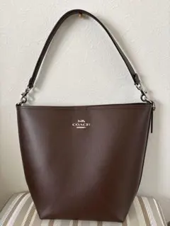 【未使用】COACH　コーチ バケット バッグ　ダークブラウン