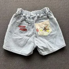 リトシー　ディズニー　ミッキー デニム　ショートパンツ　パンツ　120