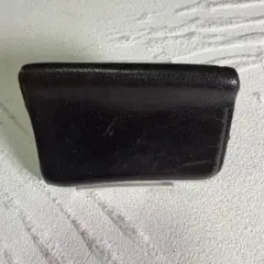 k*o様 二つ折り財布 コンパクトウォレット　レザーブラック