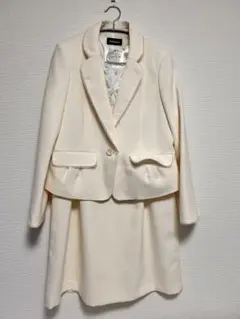 アイボリー ジャケット ワンピース セット