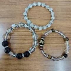 天然石ブレスレット 3点セット