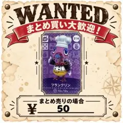 フランクリン　amiibo あつ森　アミーボカード