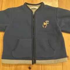 familiar フリースジャケット 100cm ネイビーのサムネイル