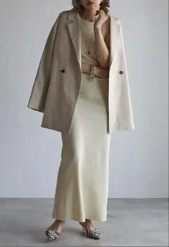 bonjour sagan ボンジュールサガン　パッド付きアメスリリブワンピース