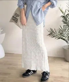 classicalelf ジャガードレースタイトスカート