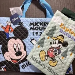 ミッキー　レッスンバッグ シューズバッグ 2点セット