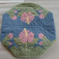 ハワイアンキルト　ボックスティッシュカバー