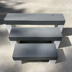 木製プランターラック　三段セット フラワースタンド　観葉植物　多肉植物