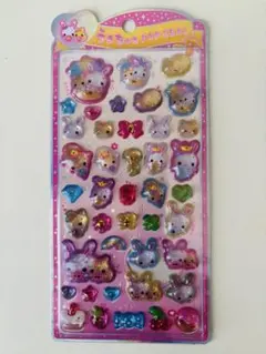 ✨正規品✨フワフワらびちゃん　うるちゅるポップシール　ぷるぷる　クラックス