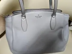 kate spade グレー トートバッグA4可能
