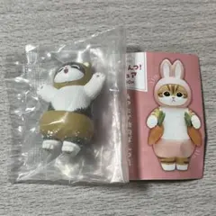 モフサンド　　にゃんぱんつ　　フィギュア　　くま　　ガチャガチャ