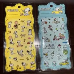 PEANUTS スヌーピー ぷくぷくぷっくりシール　２枚セットのサムネイル