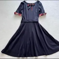 美品☆BLUE LABEL CRESTBRIDGE フレアワンピースM チェック