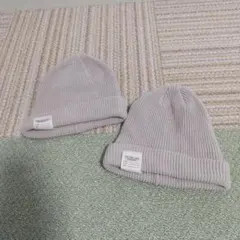 キッズ コットンニット帽 お揃い