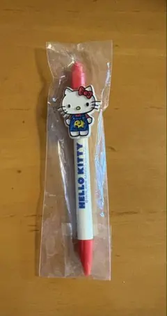 Hello Kitty ボールペン 赤 マスコット付きのサムネイル