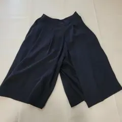 NOLLEYS LIGHTネイビー キュロットパンツ ワイドシルエット38のサムネイル