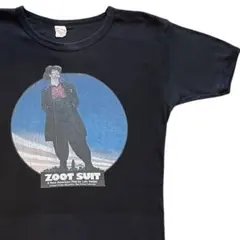 70s ZOOT SUIT VINTAGE BLACK リンガー Tシャツ