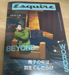 羽生結弦 GUCCI ブックレット Esquire 匿名配送