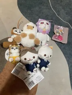 猫系ぬいぐるみ　マスコット　モフサンド