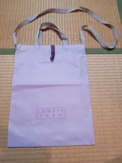 LOWRYS FARM 2WAY ショップ袋 ライトパープルのサムネイル
