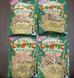 カルビー じゃがりこ サラダ bits 大モリ 100g 4袋セット　大盛り