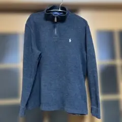 Polo Ralph Lauren ダークグレー ハーフジップ トレーナー
