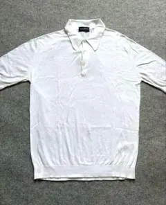 美品】JOHN SMEDLEY ジョンスメドレー ニットポロシャツ ベージュ