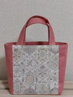 ミニトート1325 お散歩バッグ ランチバッグ インド刺繍 7118【１０８】