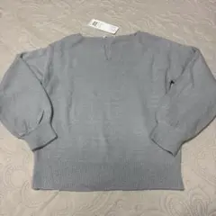 新品・テチチ・タムヤーンキーネックプルオーバー・F グレー