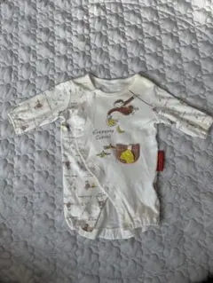 おさるのジョージ　ロンパース　60.70 薄手　ベビー