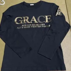 長袖カットソー 黒