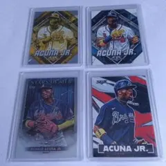 Ronald Acuna Jr. Topps Fire など 4枚セット