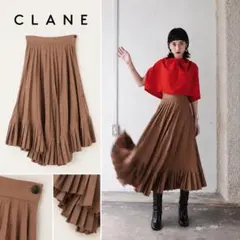 CLANE クラネ 3WAY DOUBLE LAYER PLEATS SKIRT