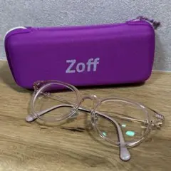 Zoff☆Disney Collection☆クリアーカラーの可愛い眼鏡　ピンク
