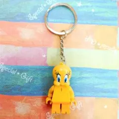 トゥイーティー★ルーニー★ブロックキーホルダー★アメキャラ