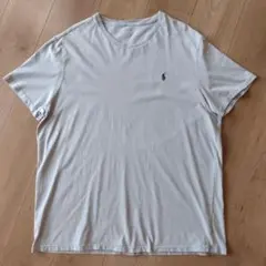 POLO RALPH LAUREN Tシャツ/半袖/グレー系/古着/XL