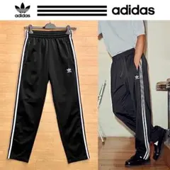 S アディダスオリジナルス ファイヤーバード トラックパンツ ジャージパンツ 黒