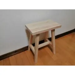 厳選国産桧ほぞ組】木製フラワースタンド 幅60cm×高40cm スツール 花台