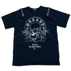 DARRDY　ブラック　ビッグ Tシャツ　地雷系　サブカル　SPINNSのサムネイル