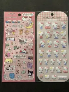 【新品未使用】キティちゃんシール2枚セット