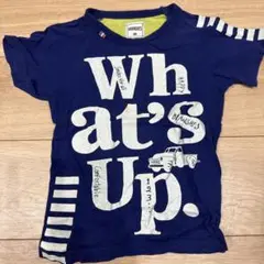 120【ブランシェス】BRANSHES ネイビー Tシャツ