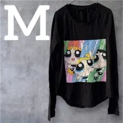 一点物❣️パワーパフガールズ 【M】長袖Tシャツ サイズ ブラック