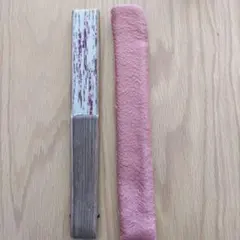 L'EST ROSE 花柄扇子 ケース付き