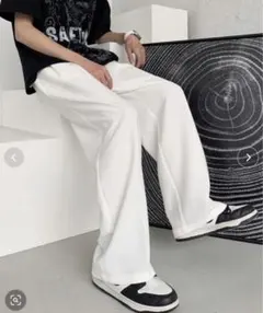 センター クリース リラックス スラックス　新品未使用♡のサムネイル
