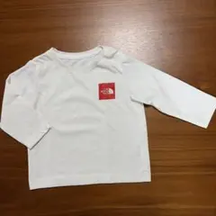 THE NORTH FACE ベビー80センチ 長袖カットソー ホワイト