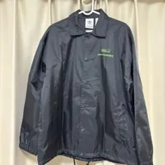 adidas ブラック ナイロンジャケット S