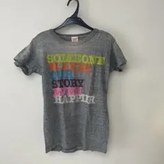 DENIM DANGAREE ビンテージ加工Tシャツ150cm GYのサムネイル