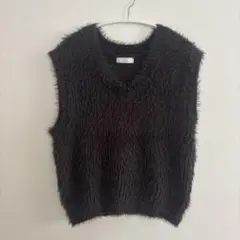 しまむら シャギーベスト