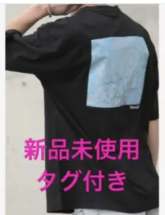 新品【ZIP FIVE】バックプリントアート絵画半袖Tシャツのサムネイル