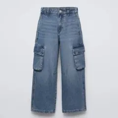 ZARA KIDS カーゴデニムパンツ 116size（SIZE6）